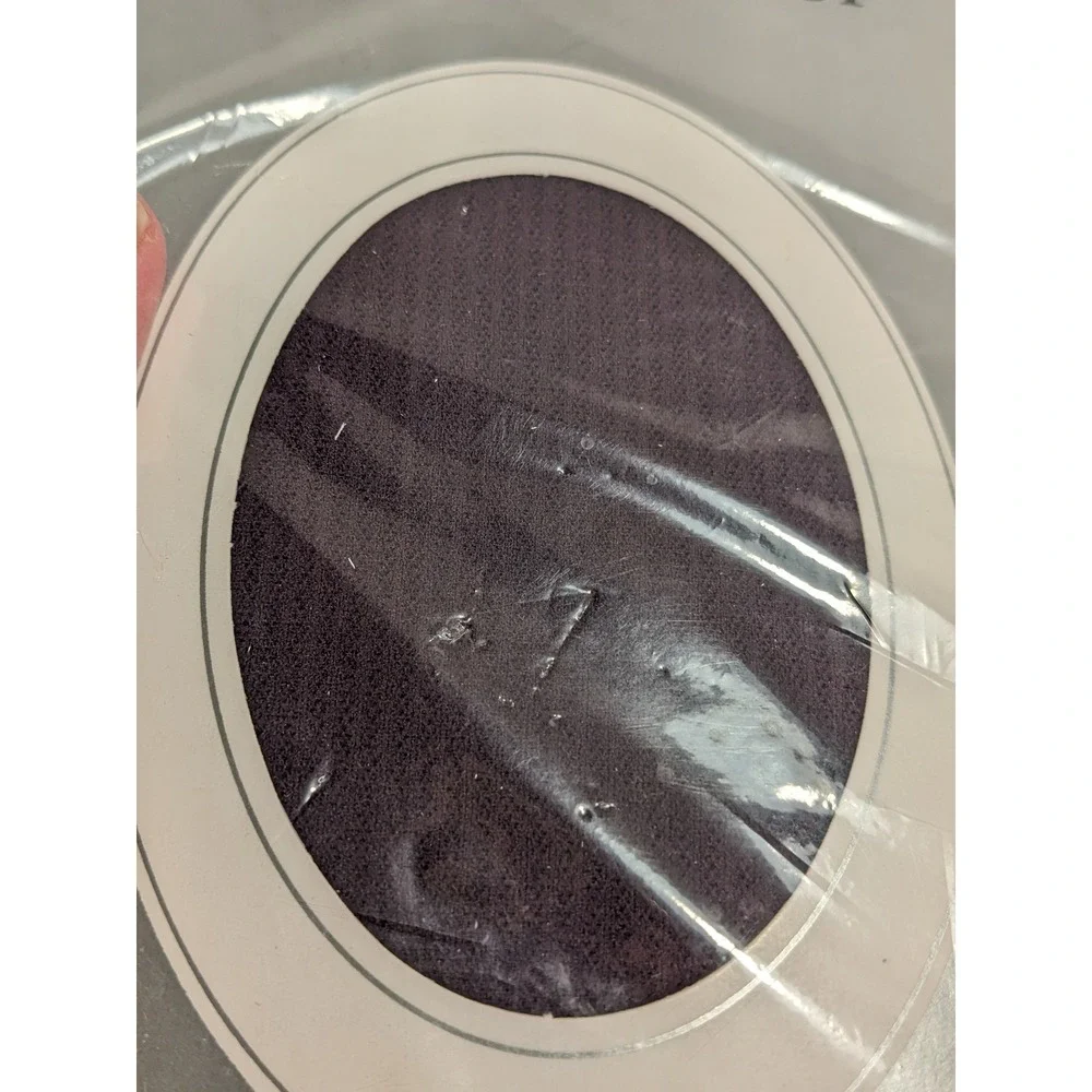 Christian Dior Tailorette 4369‎ Plum Violet Pin Stripe Texture Tights Size 2 NEW
